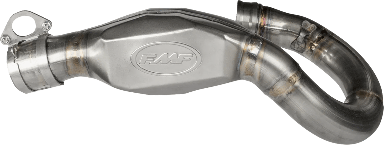 FMF - 041614 - Megabomb Head Pipe - Stainless Steel - Honda Crf250r/Rx