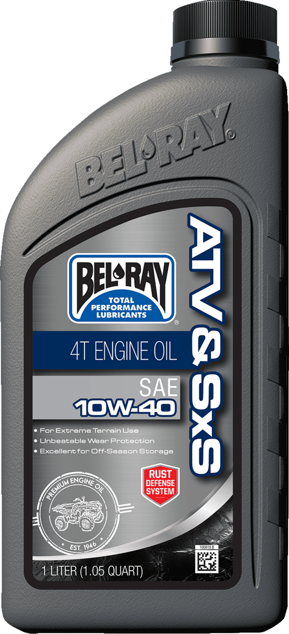BEL-RAY - 99050B1LW - ATV & SXS Mineral Oil 10W-40 - 1L