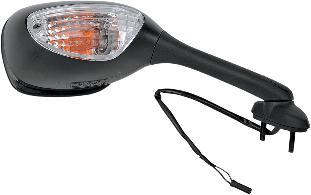 EMGO - 2069791 - Mirror - Side View - Cat Eye - Black - Right