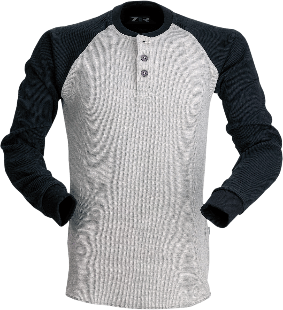 Z1R Waffle Long-Sleeve Knit Shirt