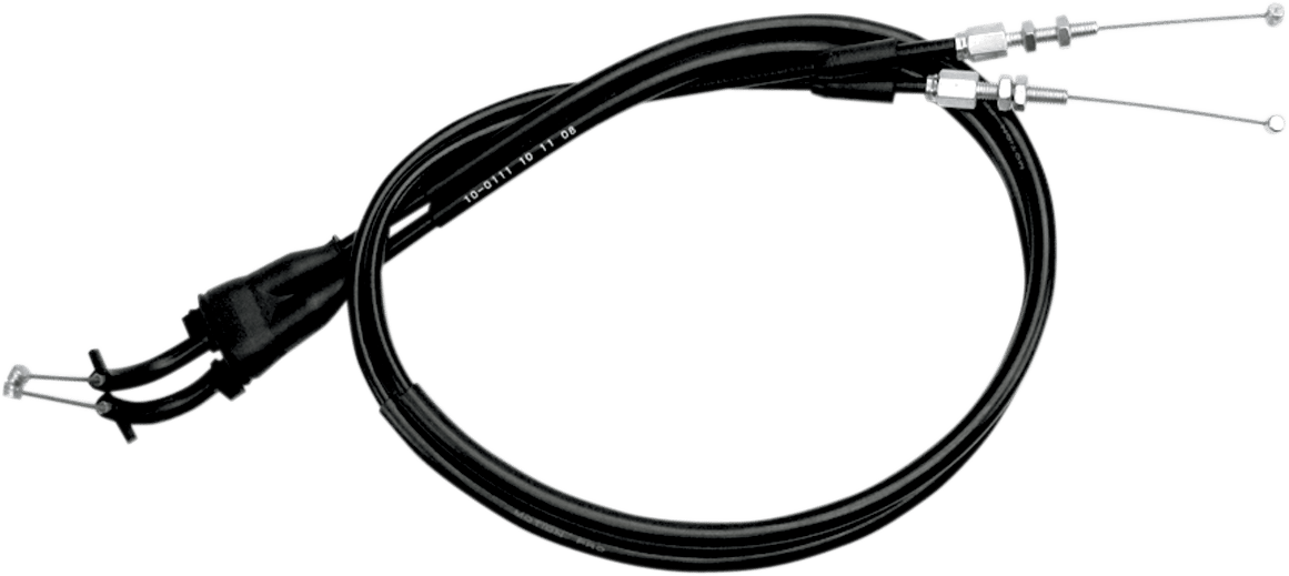 MOTION PRO - 100111 - Black Vinyl Throttle Cable - Push/Pull - '05-'16 Husaberg/Husqvarna/Ktm