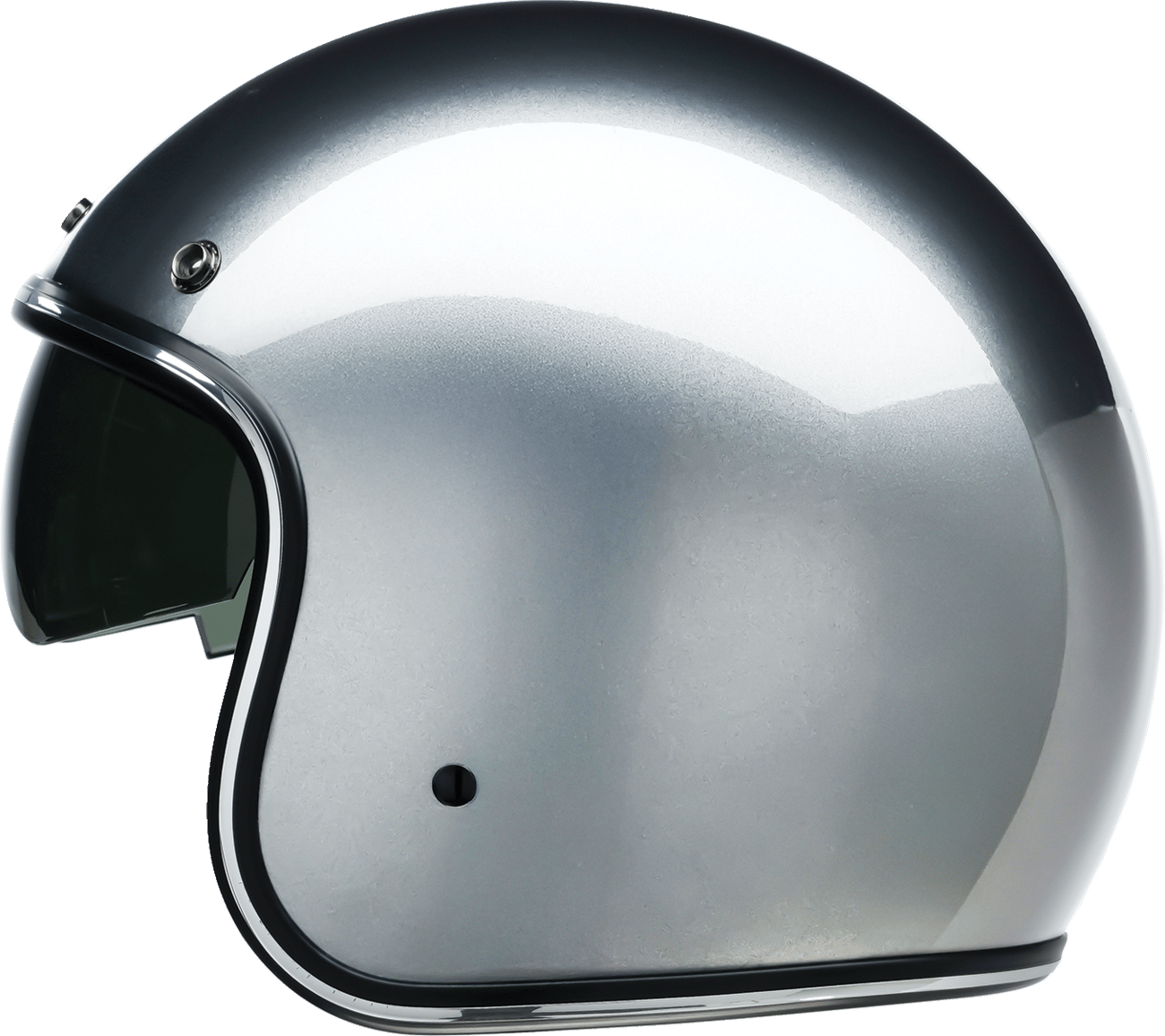 Z1R Grimlock Solid Helmet — Silver