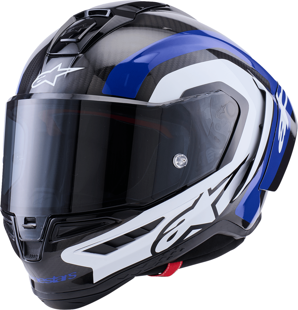 ALPINESTARS - 820392616472XL - Supretech R10 Helmet - 22.06 - Arius - Gloss Black/White/Blue - 2XL
