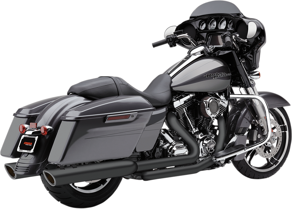 COBRA - 6108RB - 909 Twin Slip-On Mufflers - Fl - Raven Black