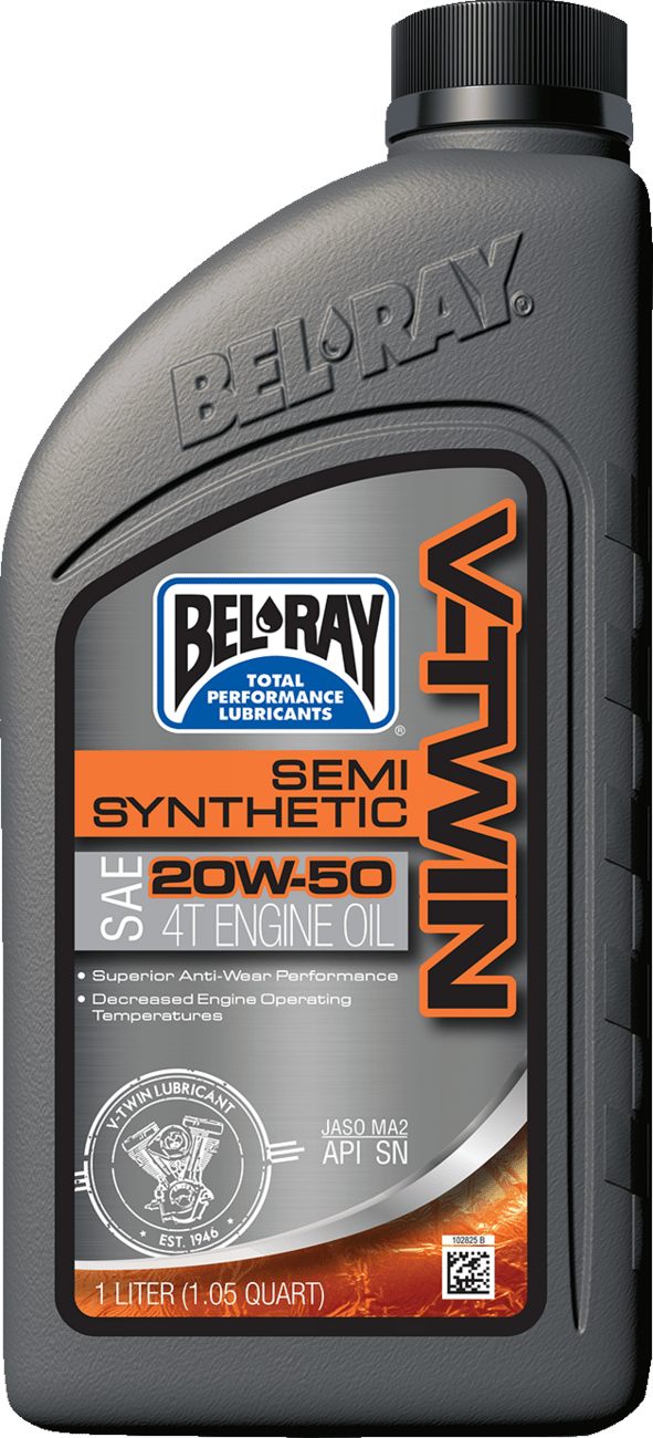BEL-RAY - 96910BT1 - V-Twin Semi-Synthetic 4-Stroke Engine Oil