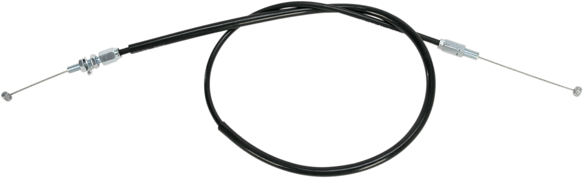 Black Vinyl Throttle Pull Cable