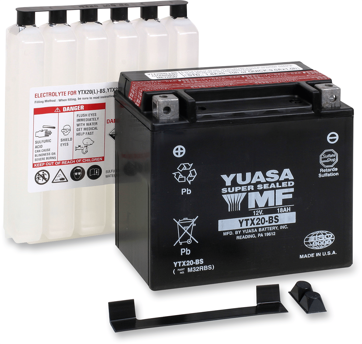 YUASA - YUAM32RBS - Agm Battery - Ytx-20BS - .93 L