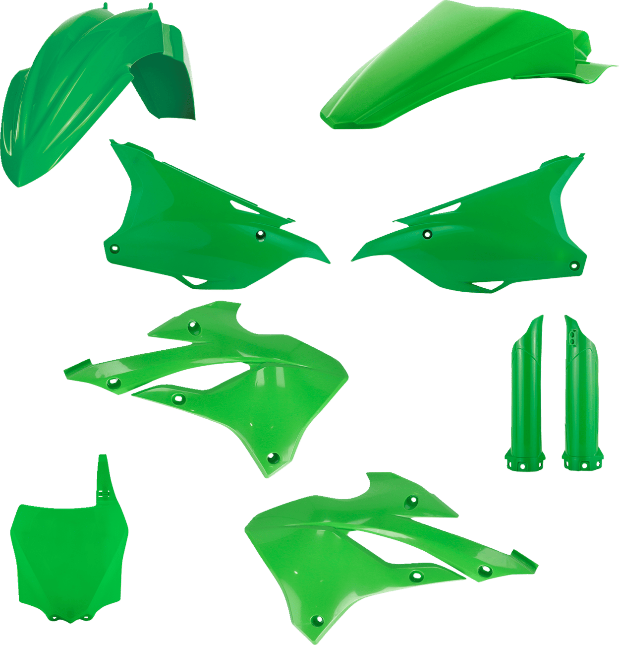 Full Plastic Kit Kaw Green