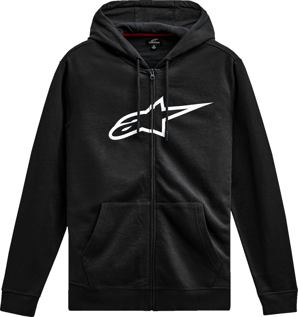ALPINESTARS - 1244514901020L - Ageless V3 Zip Hoodie - Black/White - Large