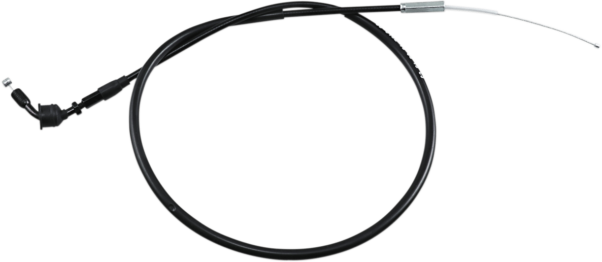 Black Vinyl Throttle Pull Cable
