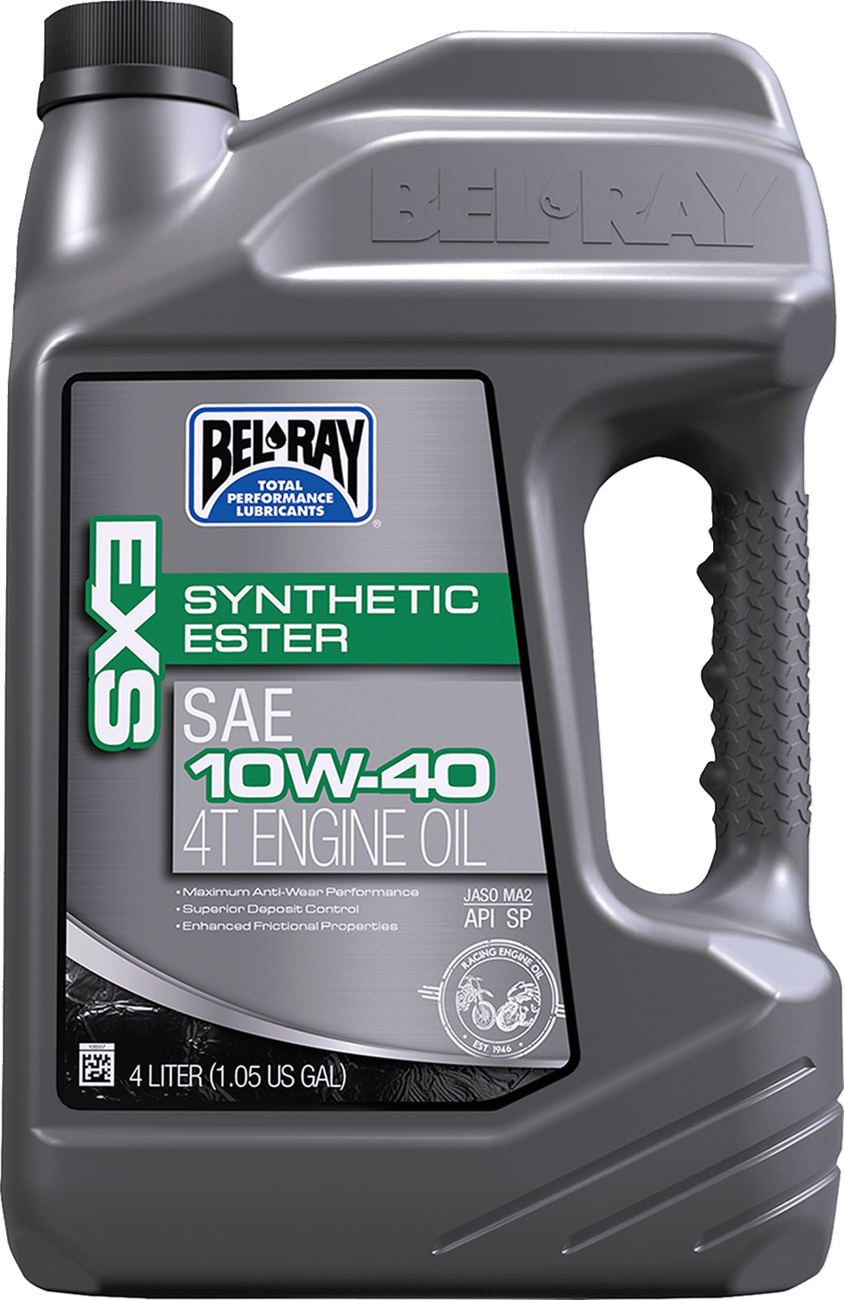 BEL-RAY - 99161B4LW - Exs Synthetic 4T Oil - 10W-40 - 4L