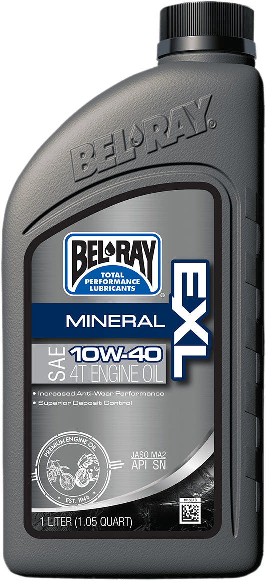 Exl Mineral Oil 10W40 4T 1L (12/CASE Sold Ea)