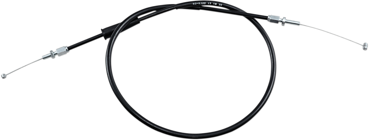Black Vinyl Throttle Push Cable