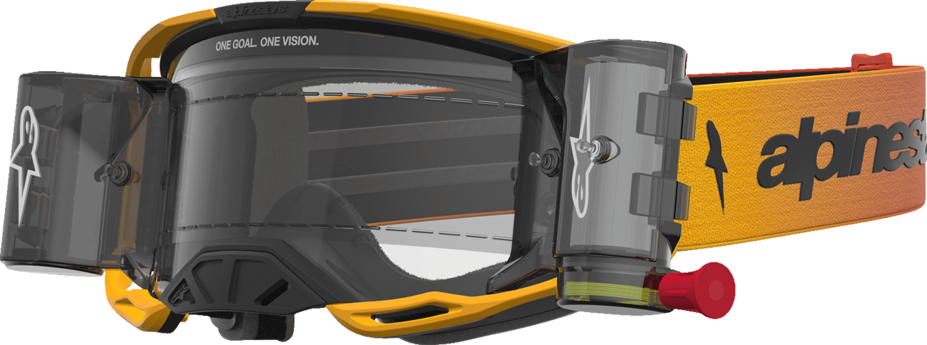 ALPINESTARS GOGGLES Vision 8 Amber Roll-Off Goggle