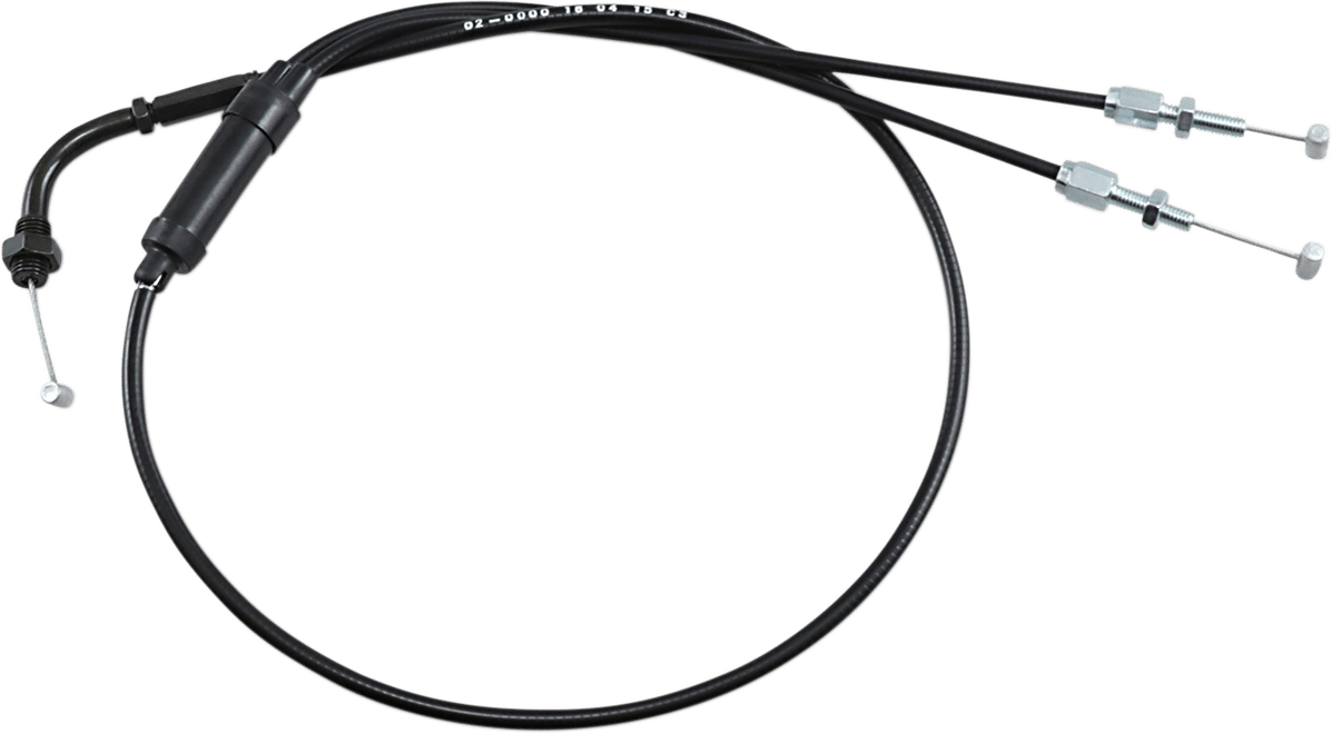 MOTION PRO - 020000 - Black Vinyl Throttle Cable - Pull - '68-'73 Honda 350