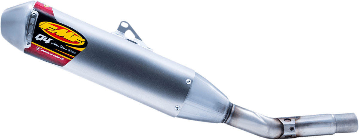 FMF - 042393 - Q4 Hex Slip-On Muffler - Kx250/X