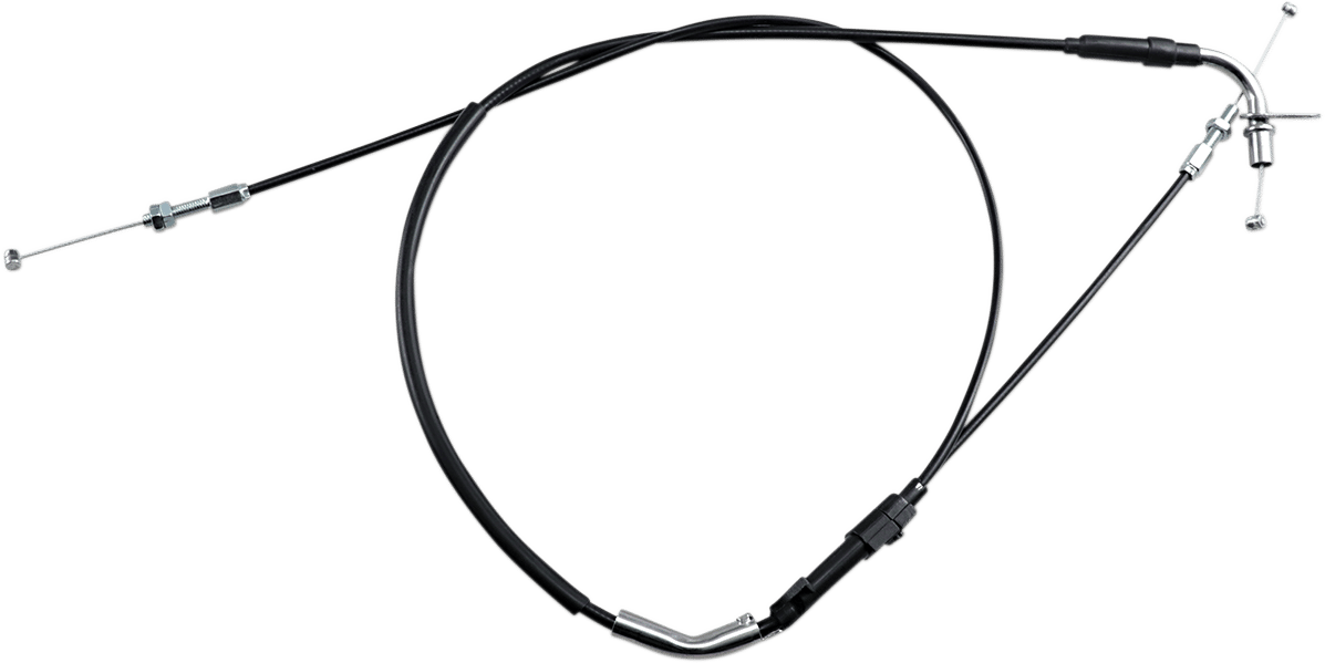 Black Vinyl Throttle Pull Cable