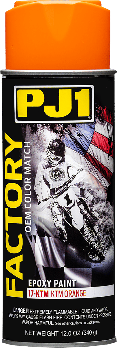PJ1/VHT - 17KTM - Factory Match Paint - Ktm Orange '17-'18 - 12 Oz. Net Wt. - Aerosol