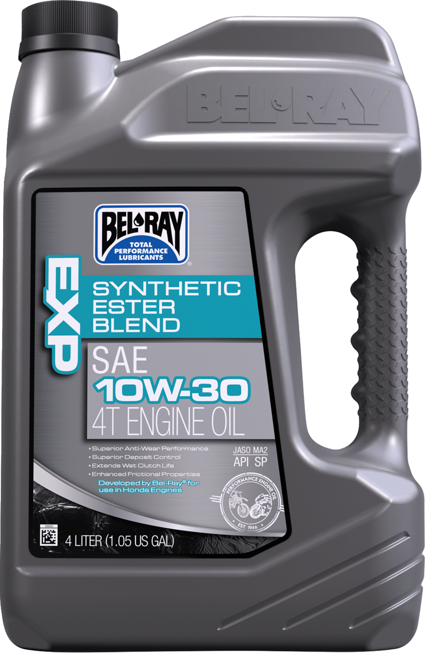 BEL-RAY - 300894150185 - Exp Synthetic Blend 4T Oil - 10W-30 - 4 L