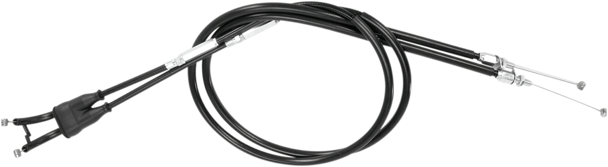 Black Vinyl Throttle Cable Set