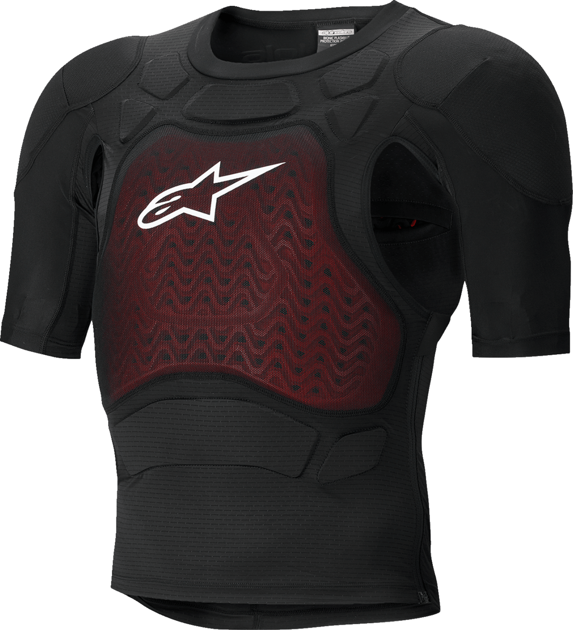 ALPINESTARS - 6500826122X - Bionic Plasma Lt Jacket - Short-Sleeve - Black/White - 2XL
