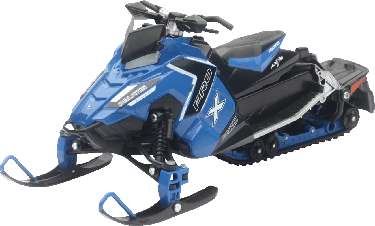 NEW RAY TOYS - 57783B - Polaris Switchback Pro-X 800 - 1:16 Scale - Blue/Black