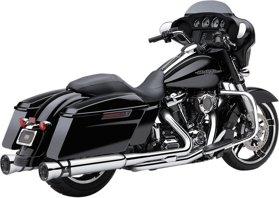COBRA - 6255DB - Dual Bungs Pro Chamber Headpipe - Chrome