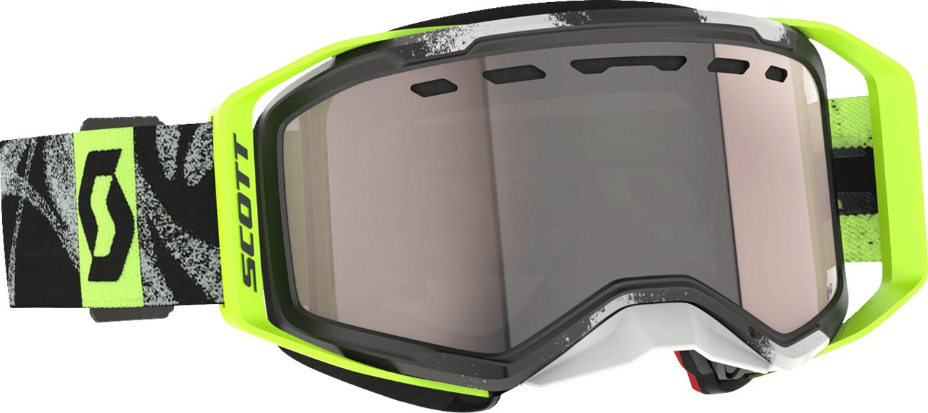 SCOTT - 4215037911313 - Prospect 2.0 Smb Goggle - Caviar Black/Safety Yellow - Amp Silver Chrome Lens