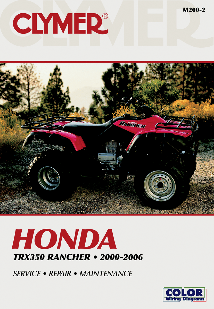 CLYMER TRX350 Rancher Service Manual