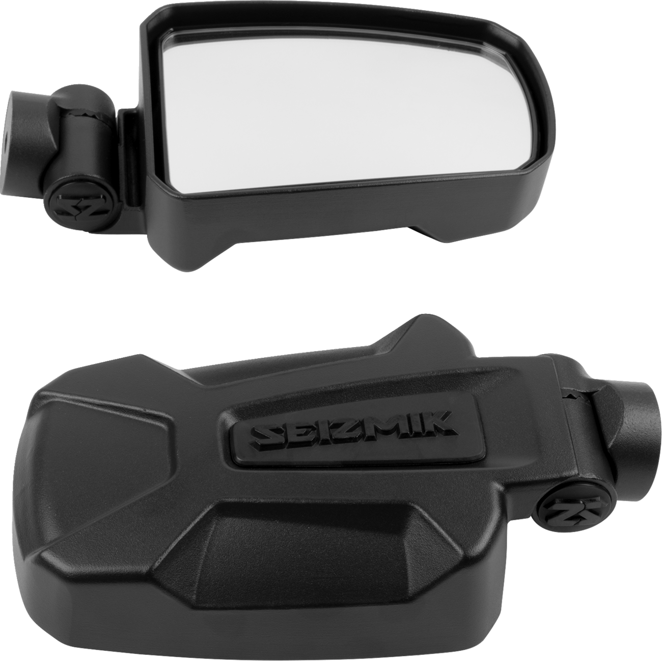 SEIZMIK - 5618072 - Mirrors - Pursuit - Side View - Rectangle - Black - 1.875"/2" Rops