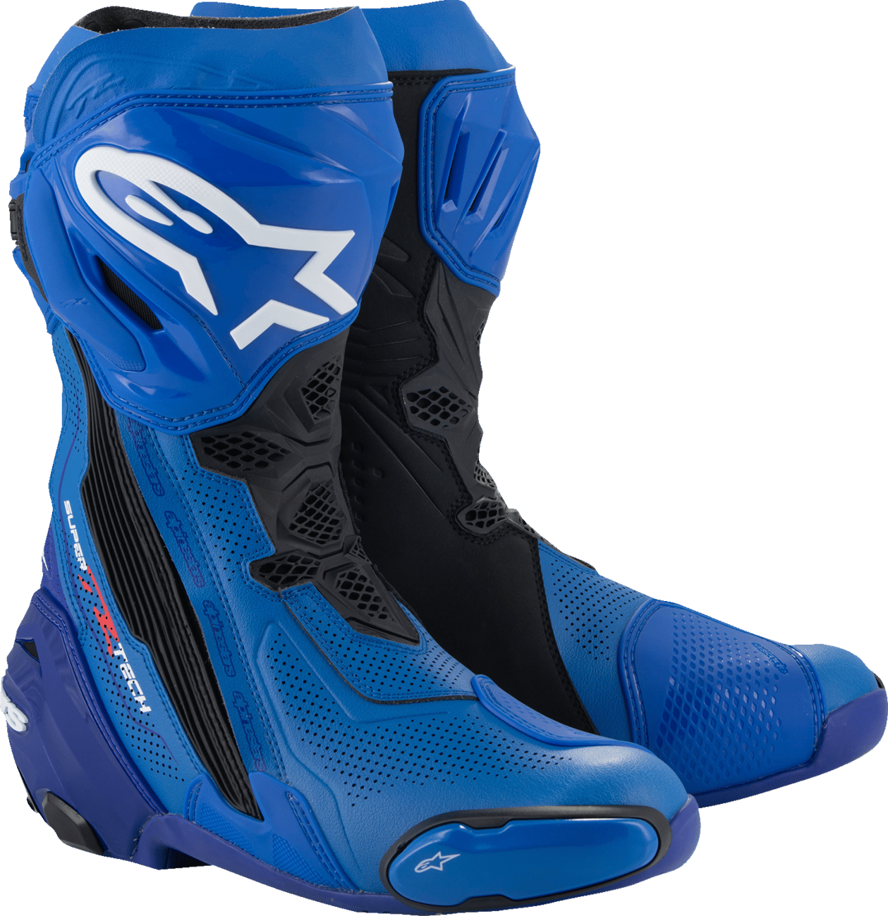 ALPINESTARS - 222012171342 - Supertech R Vented Boots - Blue/Black - Us 8 / Eu 42