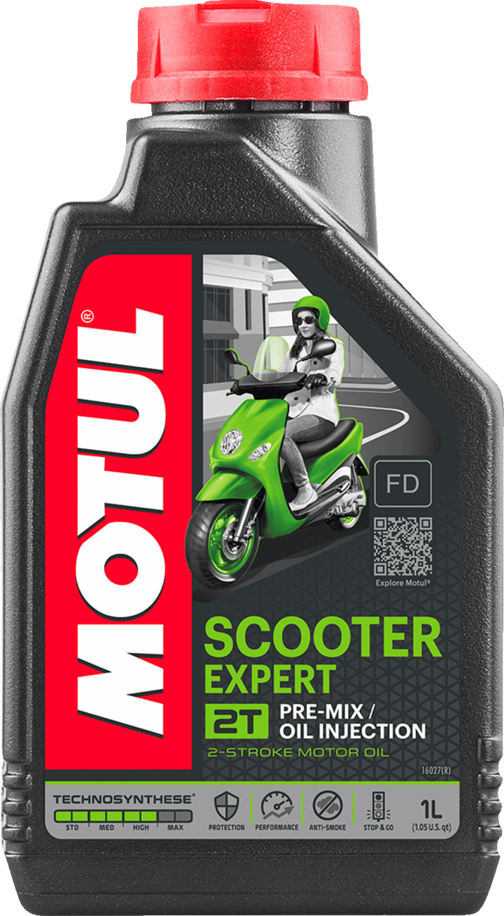 MOTUL - 105880 - Scooter Expert 2T Synthetic Blend Oil - 1L