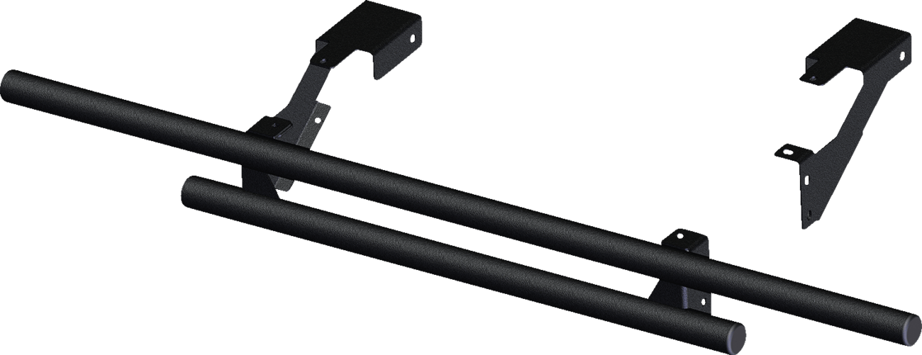 KFI PRODUCTS - 101435 - Rear Bumper - Round - Black - Polaris - Ranger '10-'22