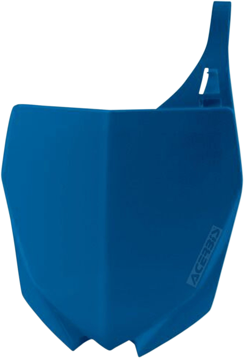 Front Number Plate Blue