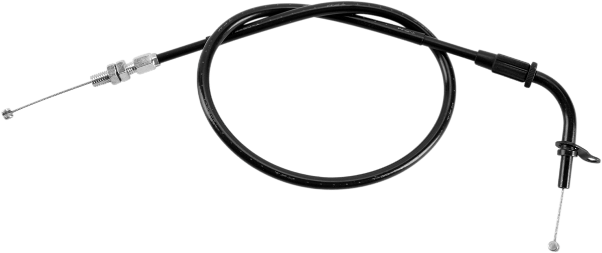 Black Vinyl Throttle Pull Cable