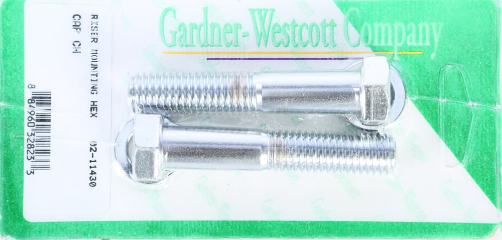 Riser Bolts Chrome Hex Cap 1/2-13 X 2 3/4 Coarse Thread