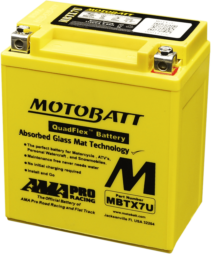 MOTOBATT - MBTX7U - Motobatt Quadflex Agm Batteries