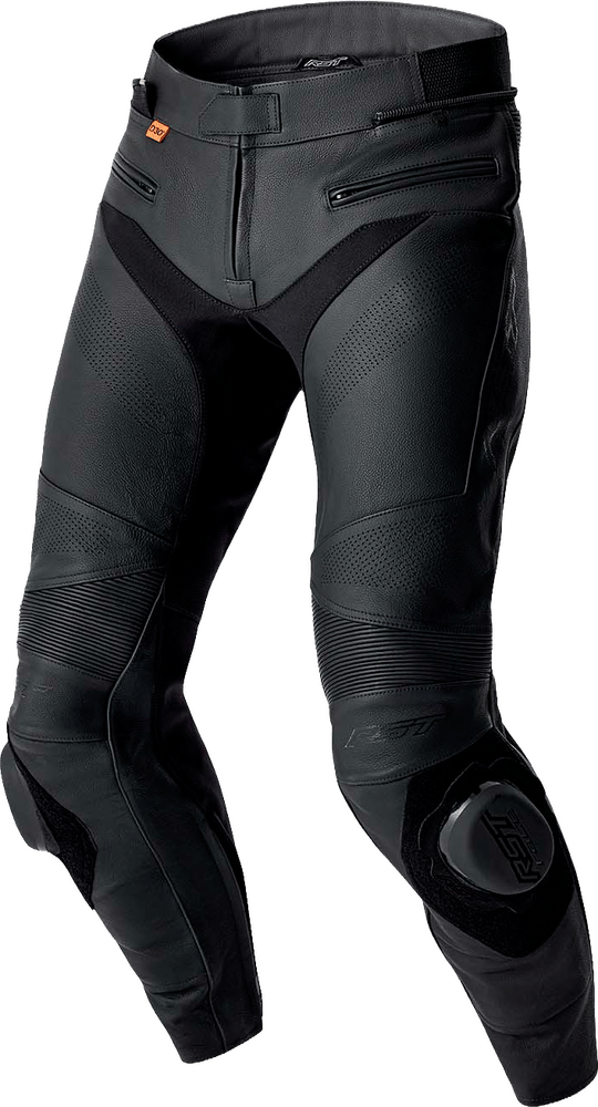 RST - 103627BLK-12 - S1 D3o Leather Ladies Pants Black Md