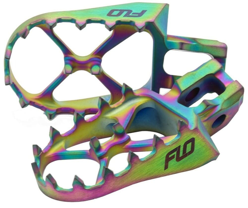FLO MOTORSPORTS Titanium Foot Pegs foot peg floorboard - TI-793-2