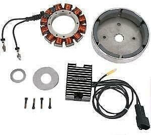CYCLE ELECTRIC Rigid Mount 4-Speed 70-84 Alternator Stator Rotor