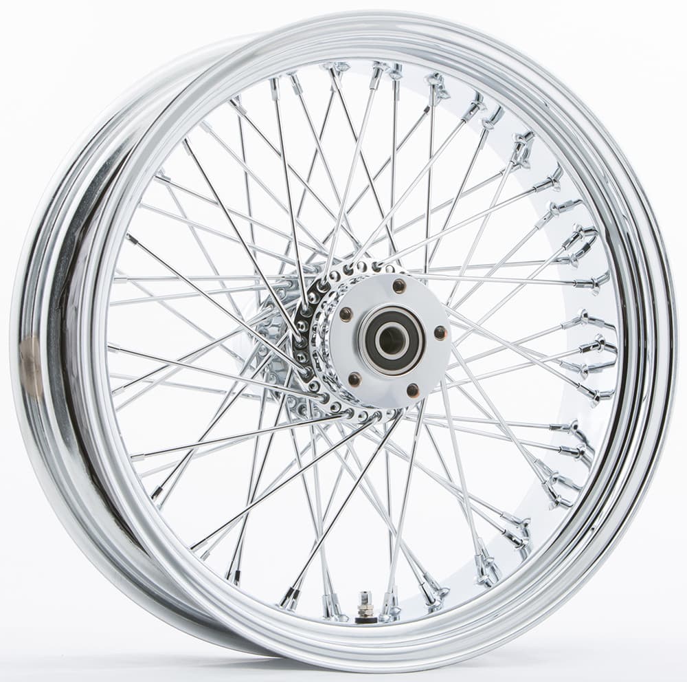 Rear 60-SPK CHROME 18X3.5 BT/XL-HUB 3/4" AXL 00 LTR