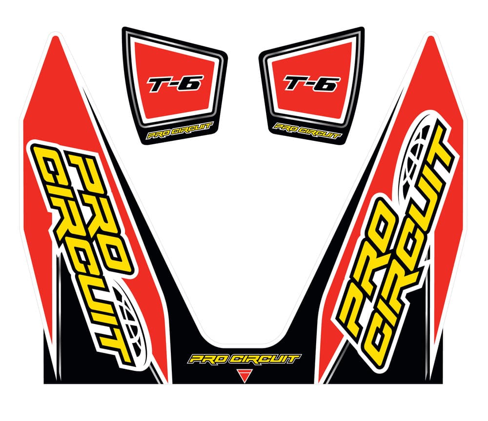 PRO CIRCUIT - DC14T6 - Muffler Sticker Kit