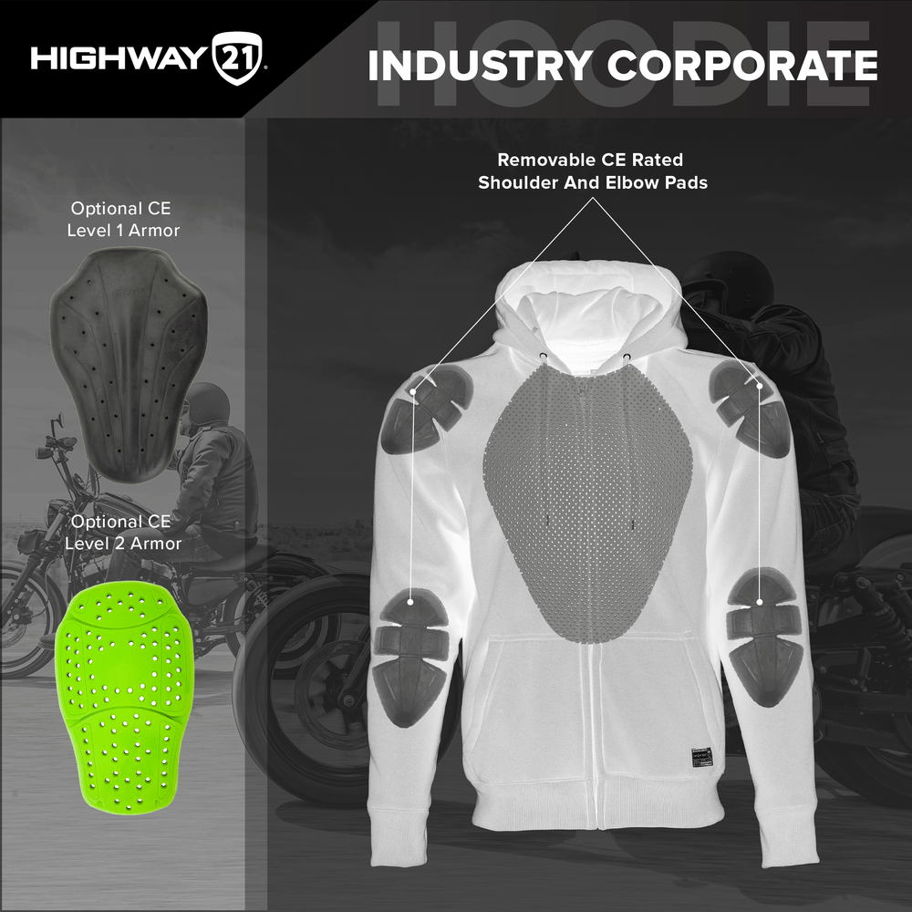 HIGHWAY 21 - #6049 489-1172~8 - Industry Corporate Hoodie
