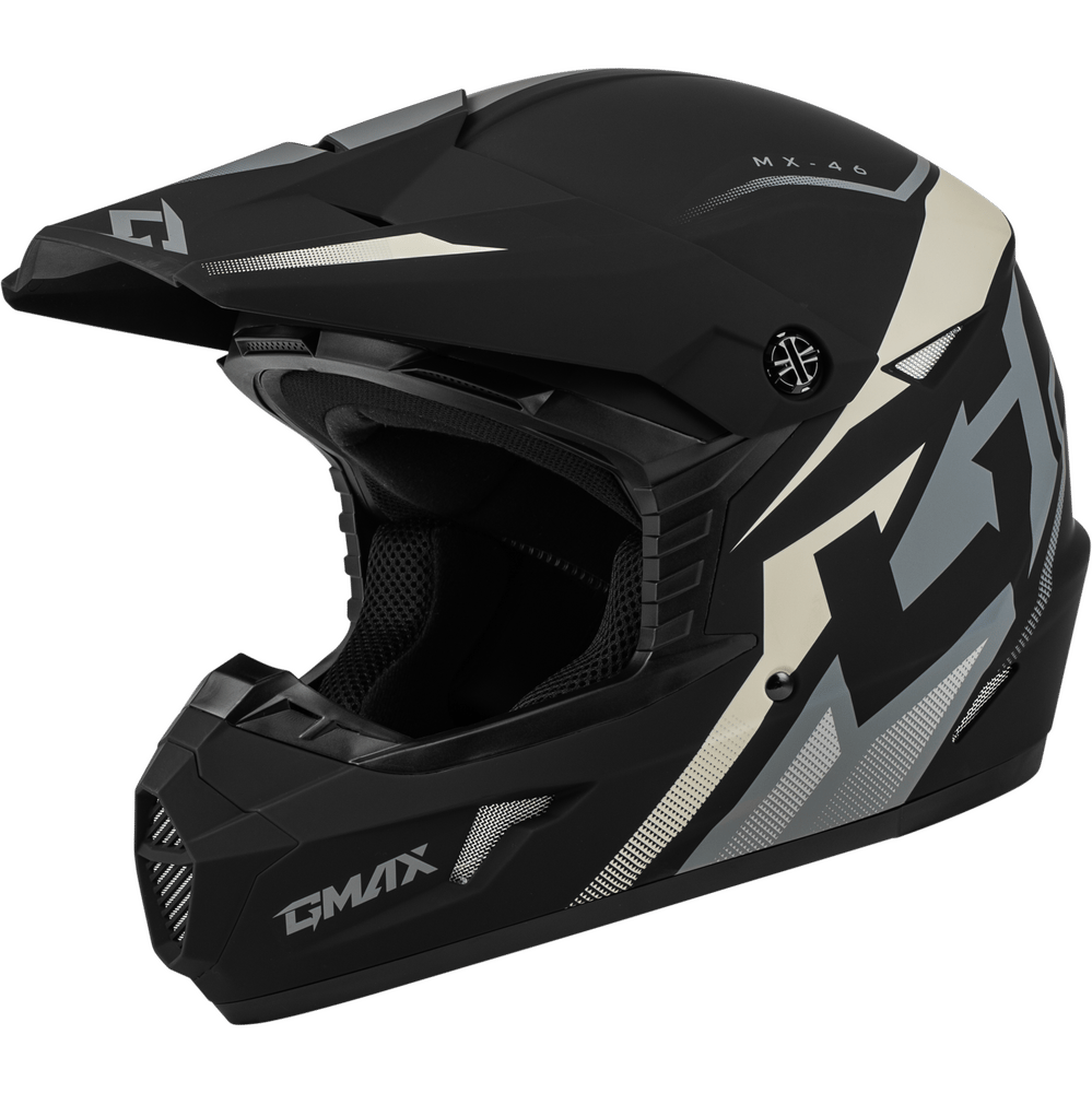 GMAX - D3464427 - Mx-46 Compound Helmet Matte Black/Grey/White Xl