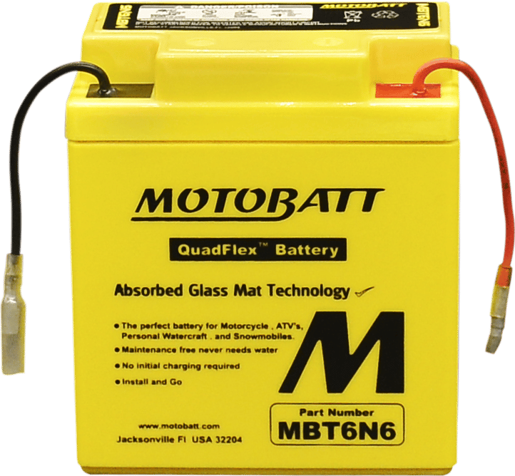 MOTOBATT - MBT6N6 - Motobatt Quadflex Agm Batteries