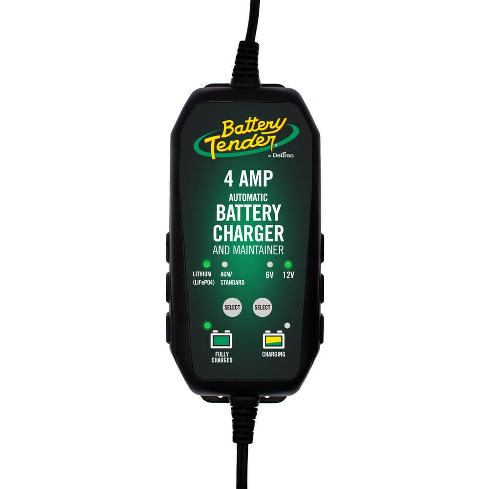 BATTERY TENDER - 022-0209-BT-WH - 4 Amp Selectable Battery Charger