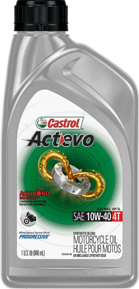 CASTROL Part Synthetic Oil 10W40 Four Stroke Engine Oil - 15D7D2