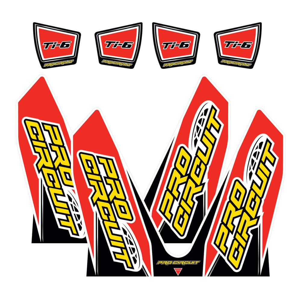 Pro Circuit Vehicle Graphics Kit - DC14TI6-CRF
