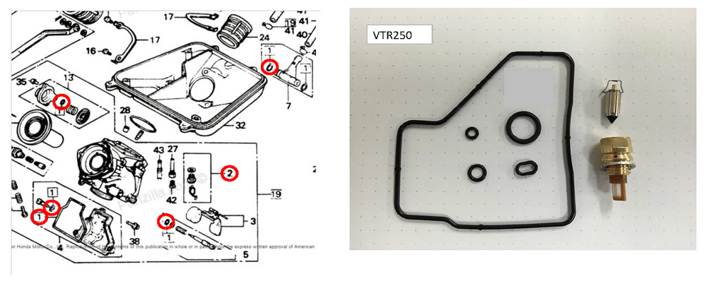 Carb Repair Kit (Ea)