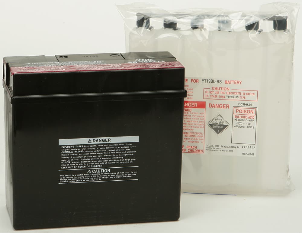 YUASA - YUAM6219BL - Agm Maintenance Free Battery